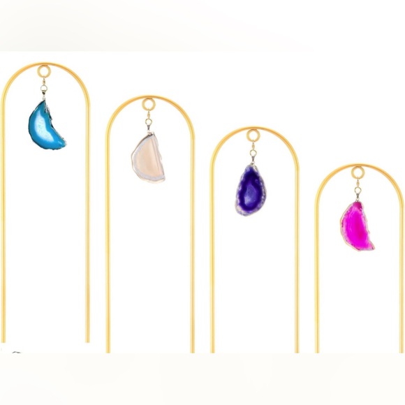 NEW - New in Box - Agate Trellis - Gold Tone - Set of Four (4) - Picture 1 of 2